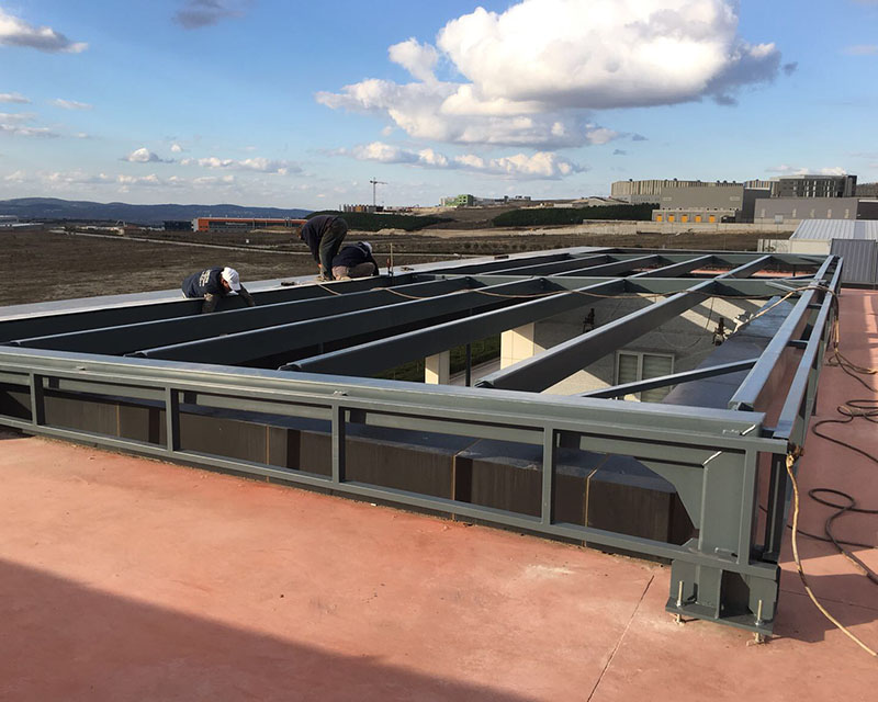 ÖZERŞAH İDARİ BİNA TERAS ÇATI