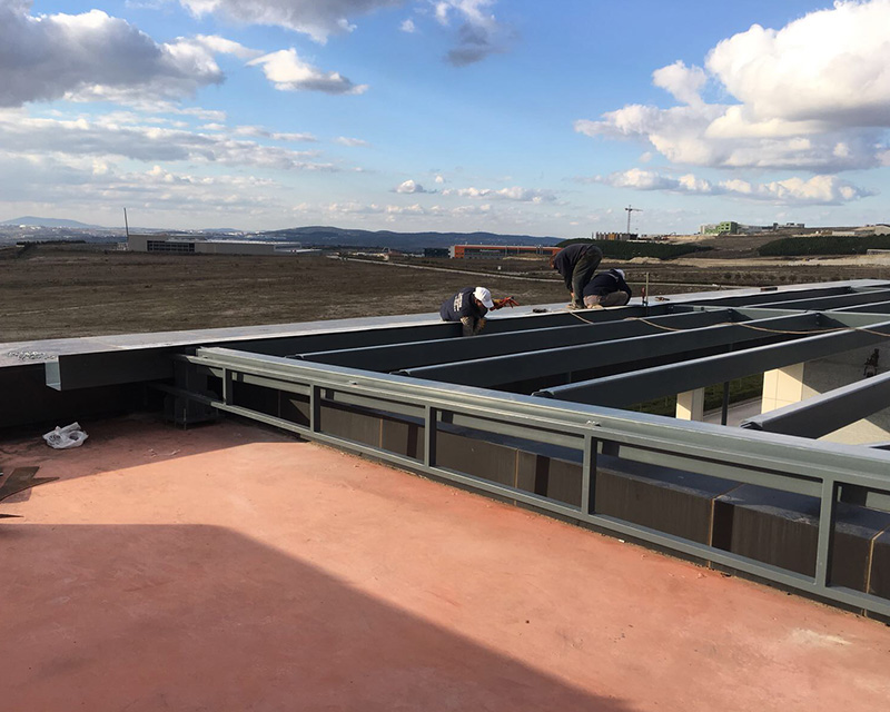 ÖZERŞAH İDARİ BİNA TERAS ÇATI